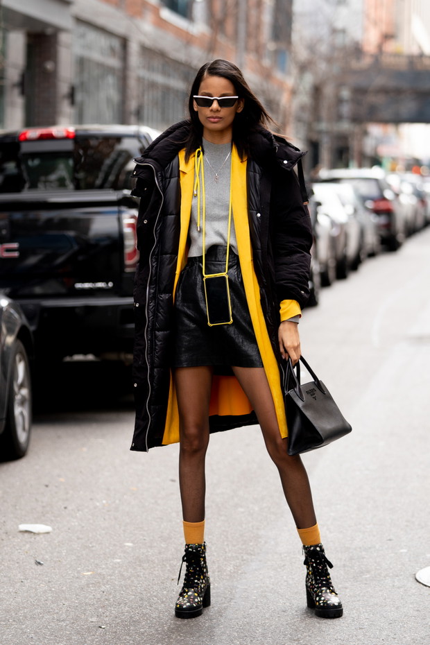 Street fashion: New York Fashion Week. Stylizacje