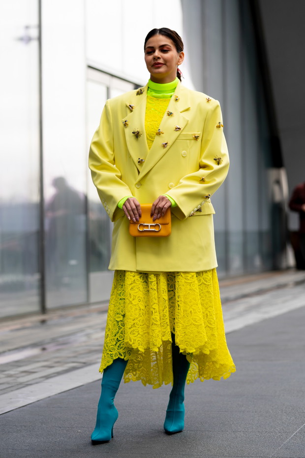 Street fashion: New York Fashion Week. Stylizacje