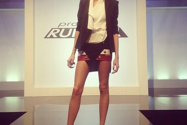 Anja Rubik na planie Project Runway: stylizacje top modelki