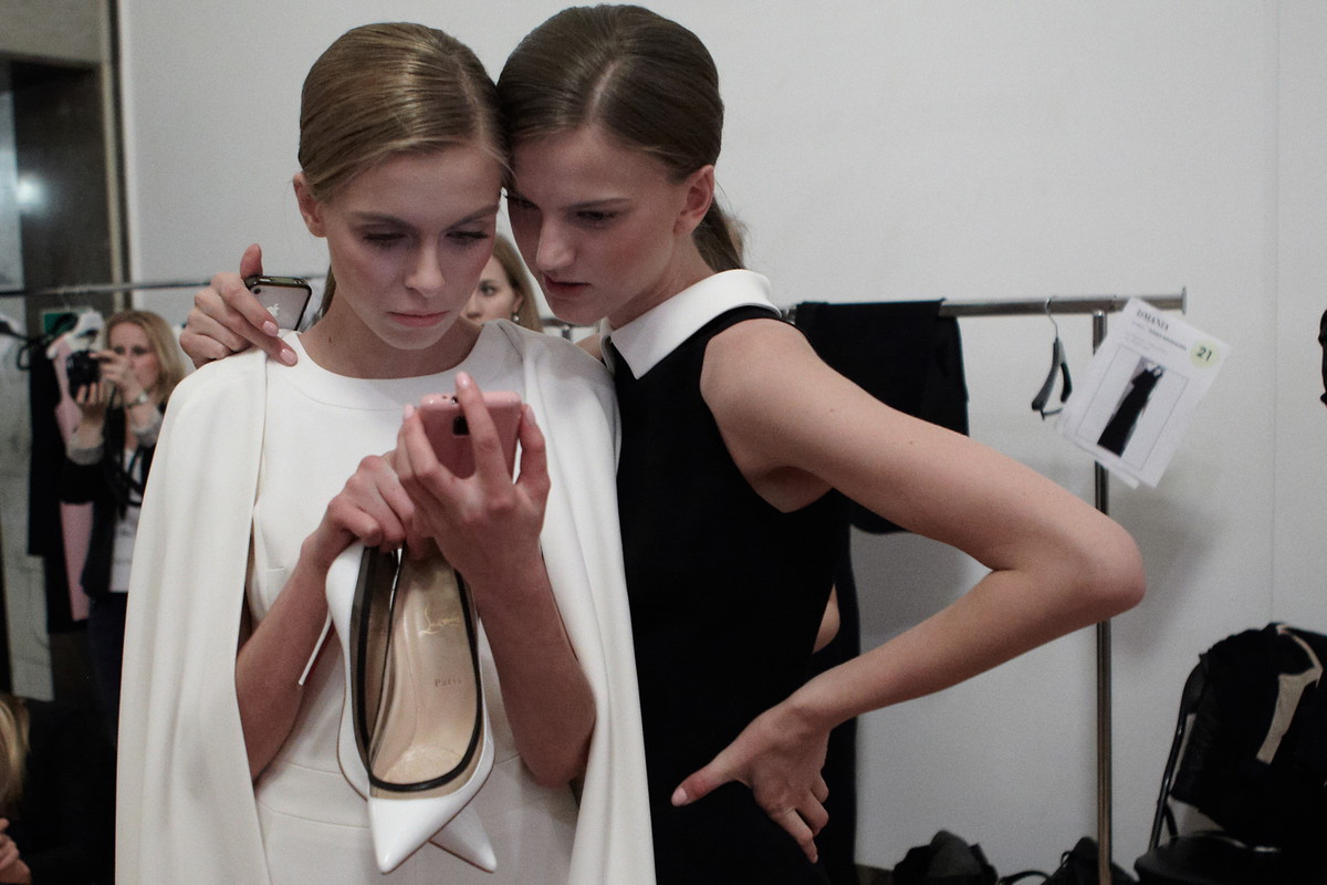 Backstage pokazu La Mania wiosna lato 2014