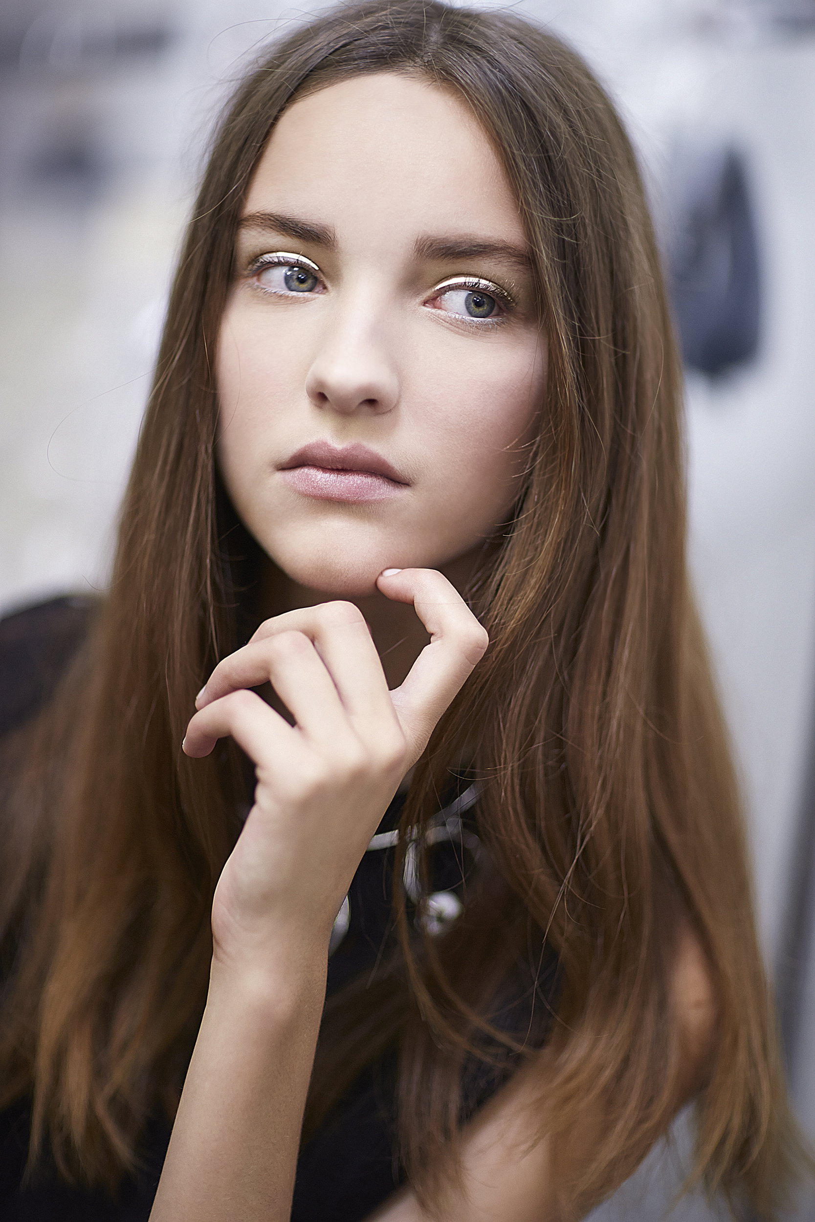 Makijaż na pokazie Dior haute couture jesień-zima 2014/2015