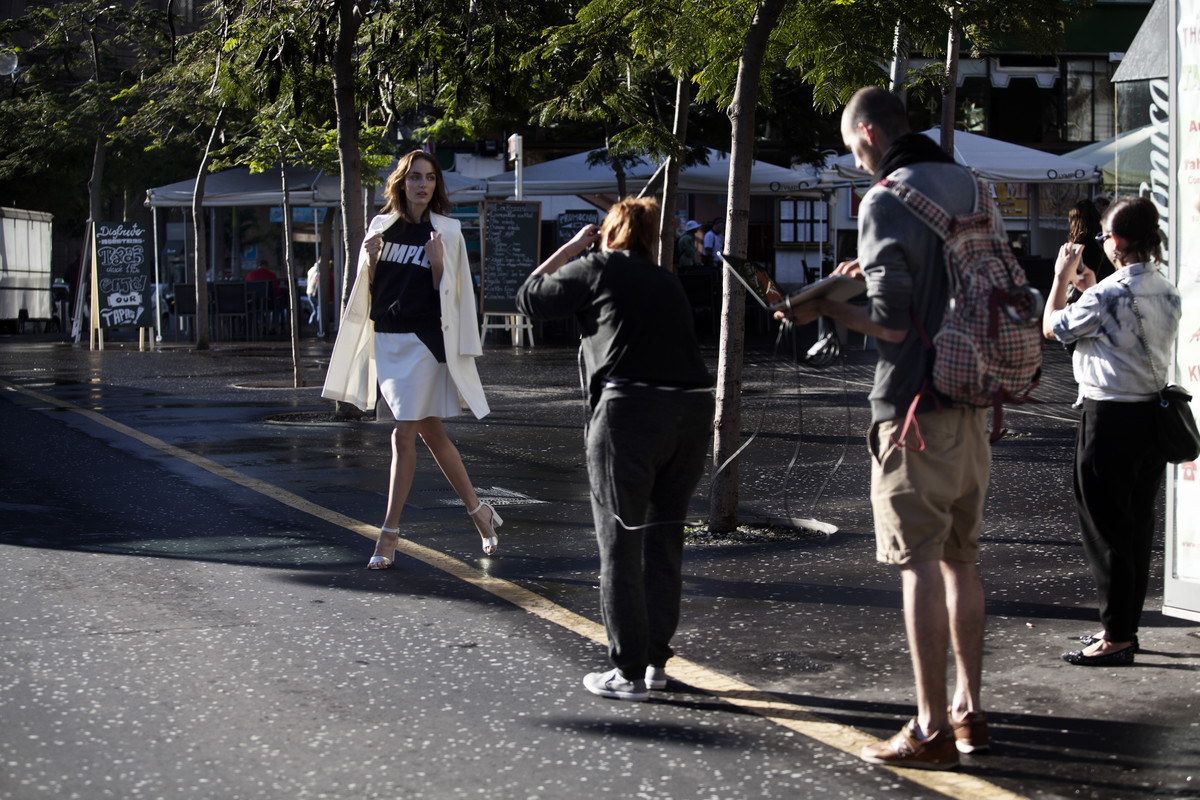 Simple wiosna-lato 2014 - backstage sesji zdjęciowej