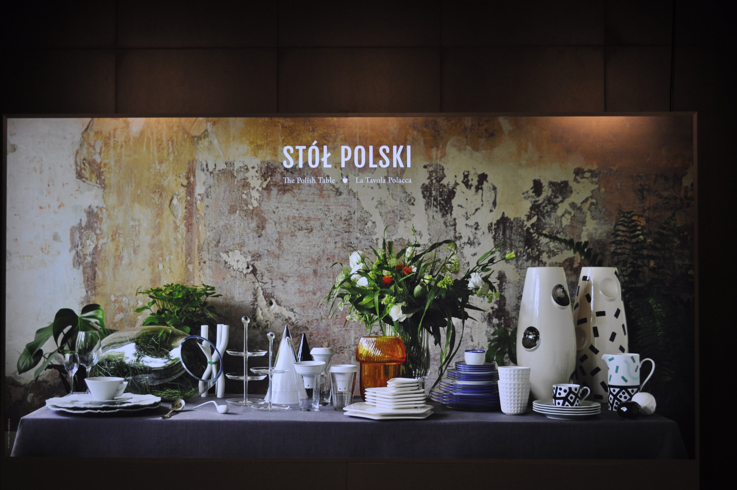 Wystawa "Stół polski" w polskim pawilonie na Expo 2015 w Mediolanie.fot. mat. prasowe