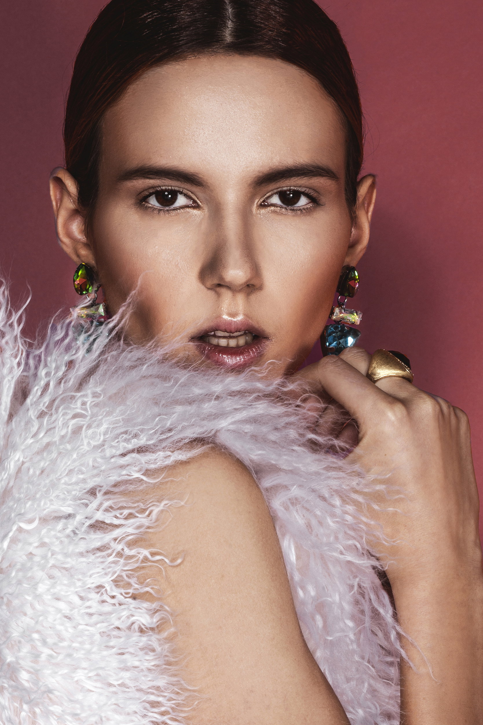 Natalia Gulkowska z Top Model w sesji NEW ICON, fot. Łukasz ŻyłkaTop: Natasha PavluchenkoBiżuteria: Lewanowicz