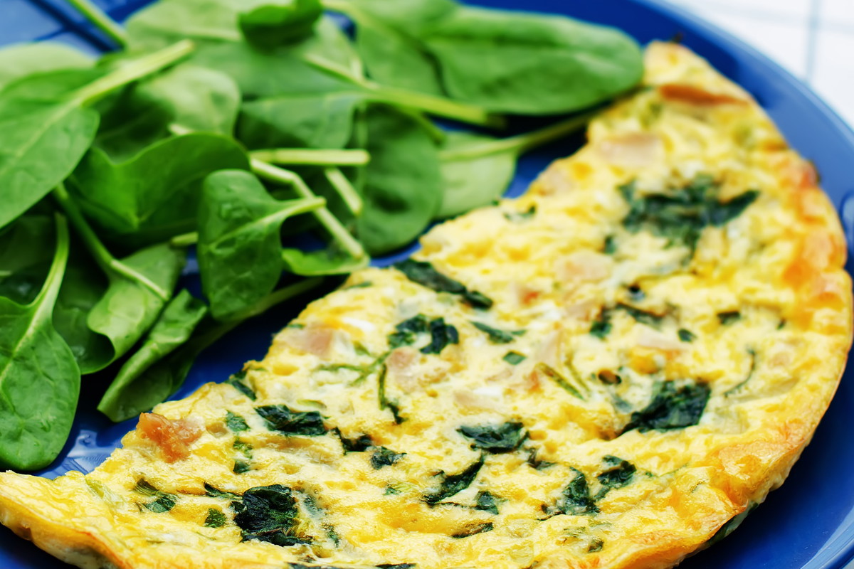 Śniadanie fit: wytrawny omlet białkowy