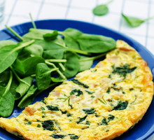 Śniadanie fit: wytrawny omlet białkowy