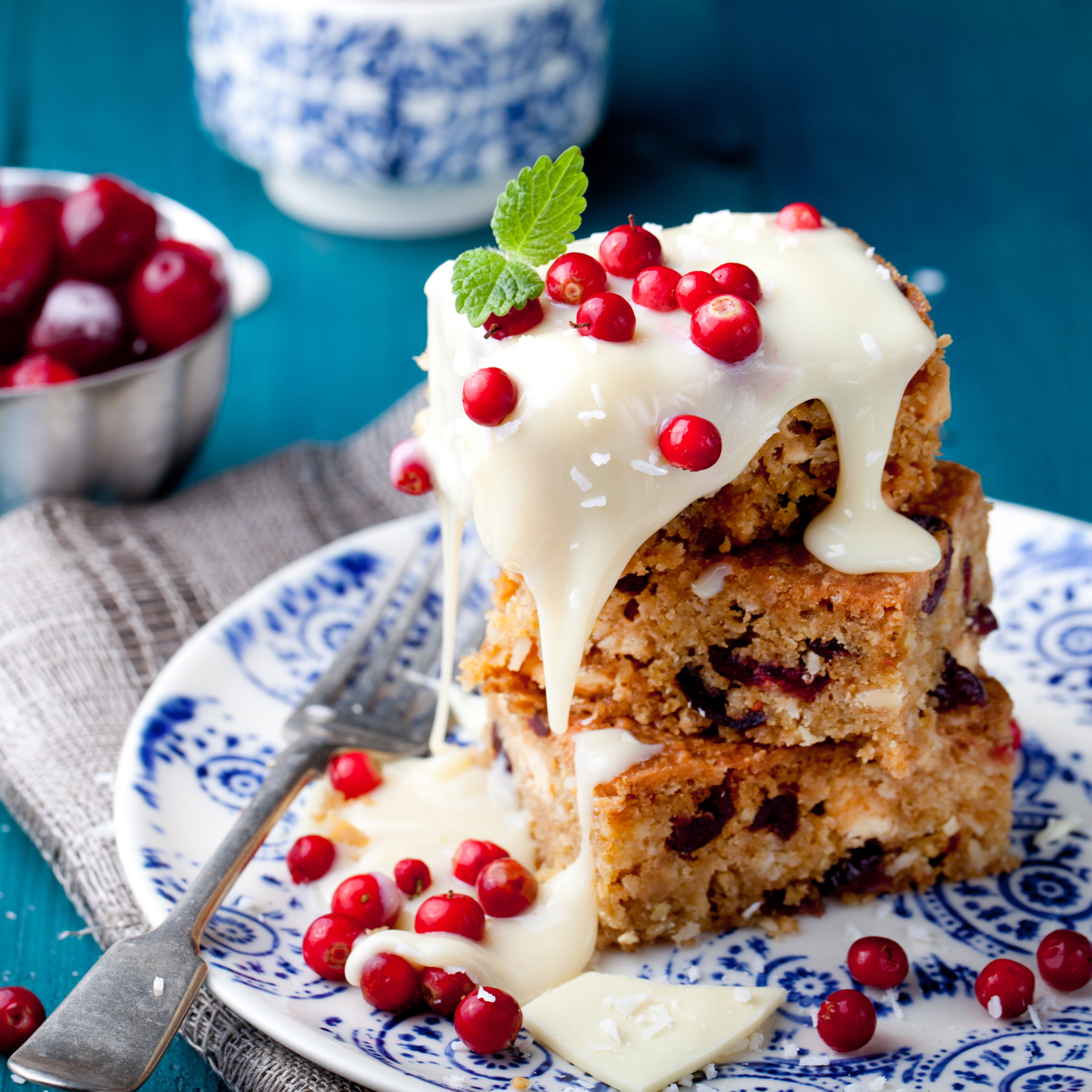Fit blondie z żurawiną, fot. Fotolia