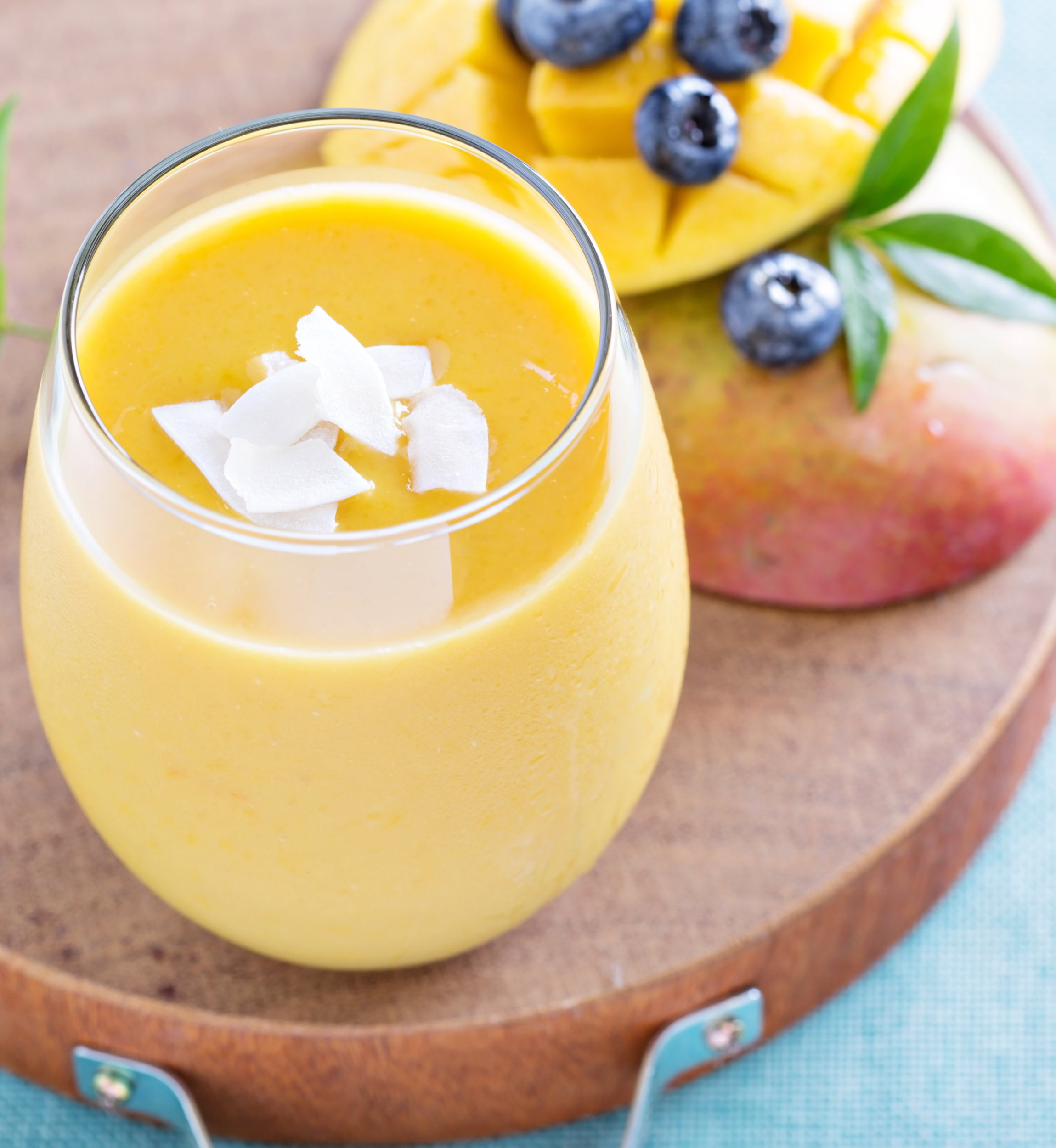 Śniadanie fit: wegańskie mango lassi
