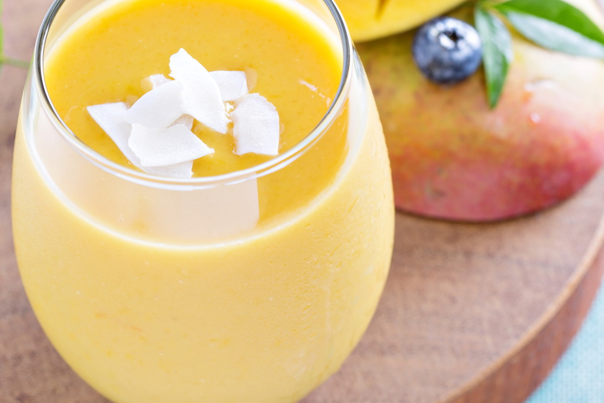 Śniadanie fit: wegańskie mango lassi