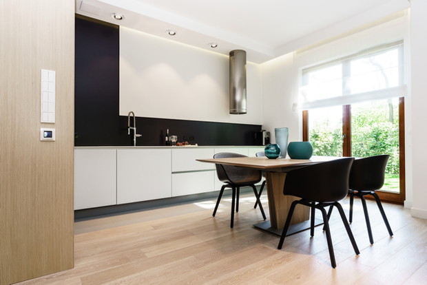 Wnętrze tygodnia:nowoczesny i przytulny apartament w Gdyni, proj. Dragon Art - Anna Maria Sokołowska, Marta Piątkowska, fot. Foto & Mohito