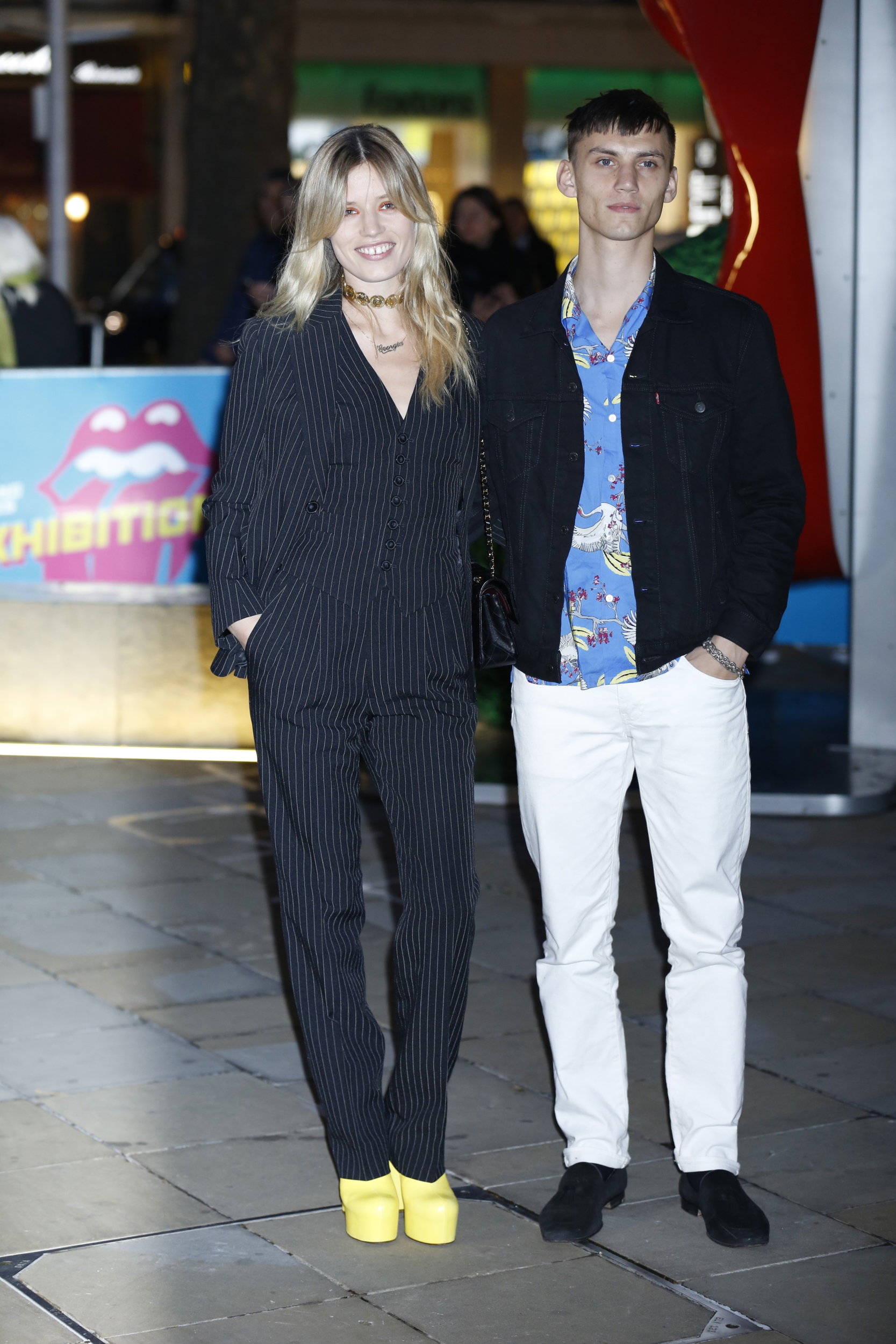 Exhibitionism - pierwsza międzynarodowa wystawa The Rolling Stones. Georgia May Jagger i Josh Ludlow, fot. serwis prasowy