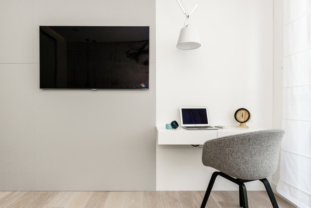 Wnętrze tygodnia:nowoczesny i przytulny apartament w Gdyni, proj. Dragon Art - Anna Maria Sokołowska, Marta Piątkowska, fot. Foto & Mohito