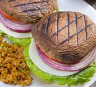 Przepisy na grillowane warzywa - burgery pieczarkowe