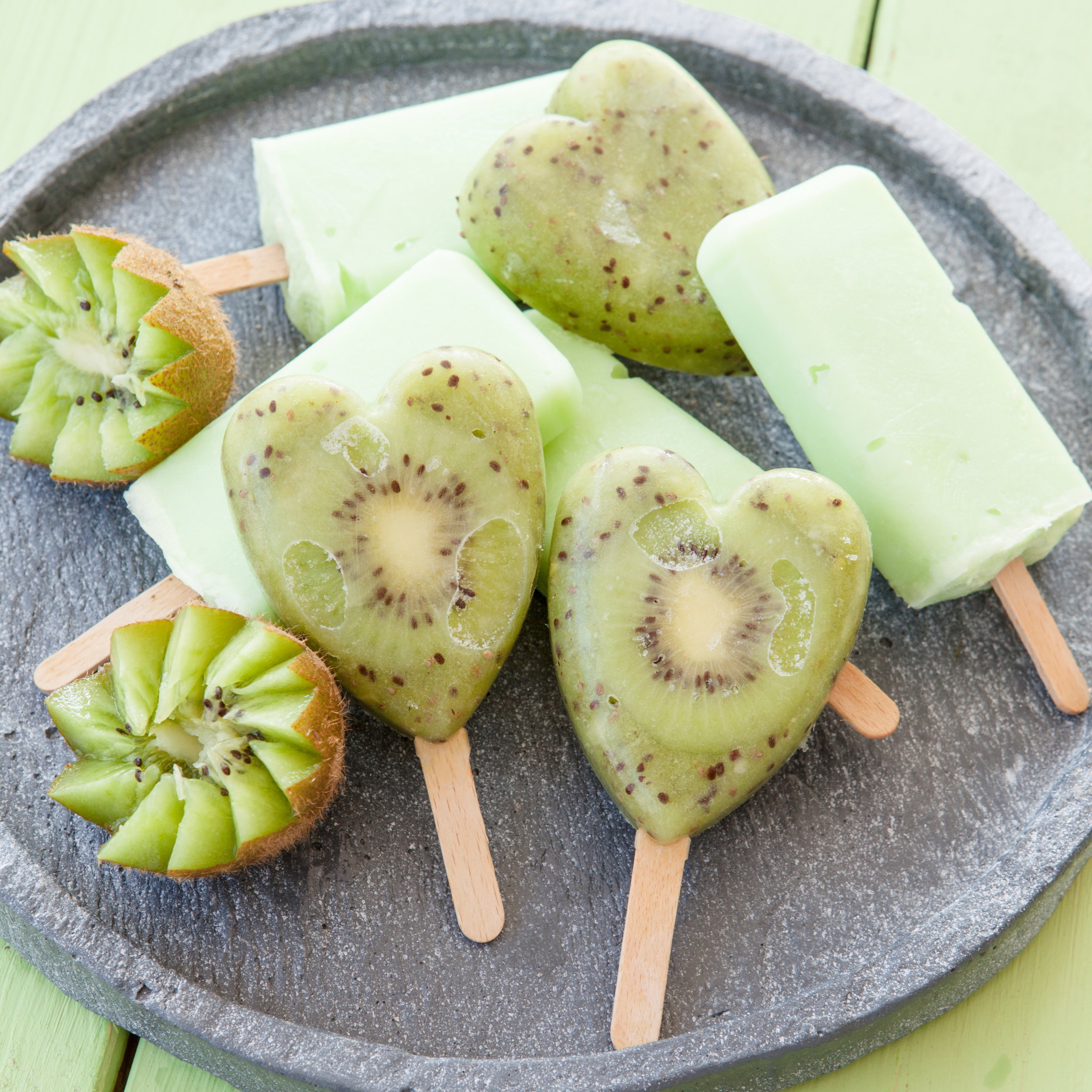 Zdrowe lody z kiwi