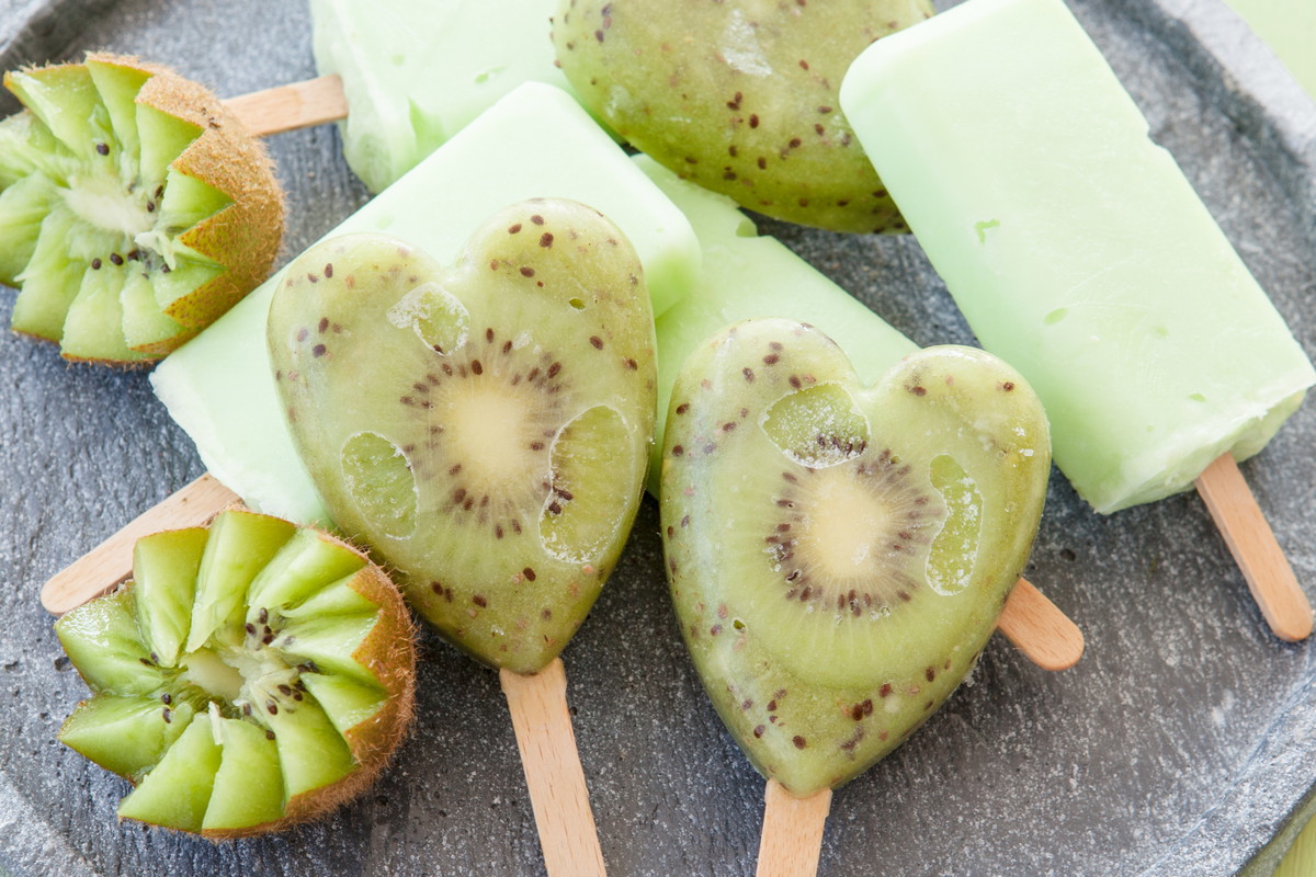 Zdrowe lody z kiwi