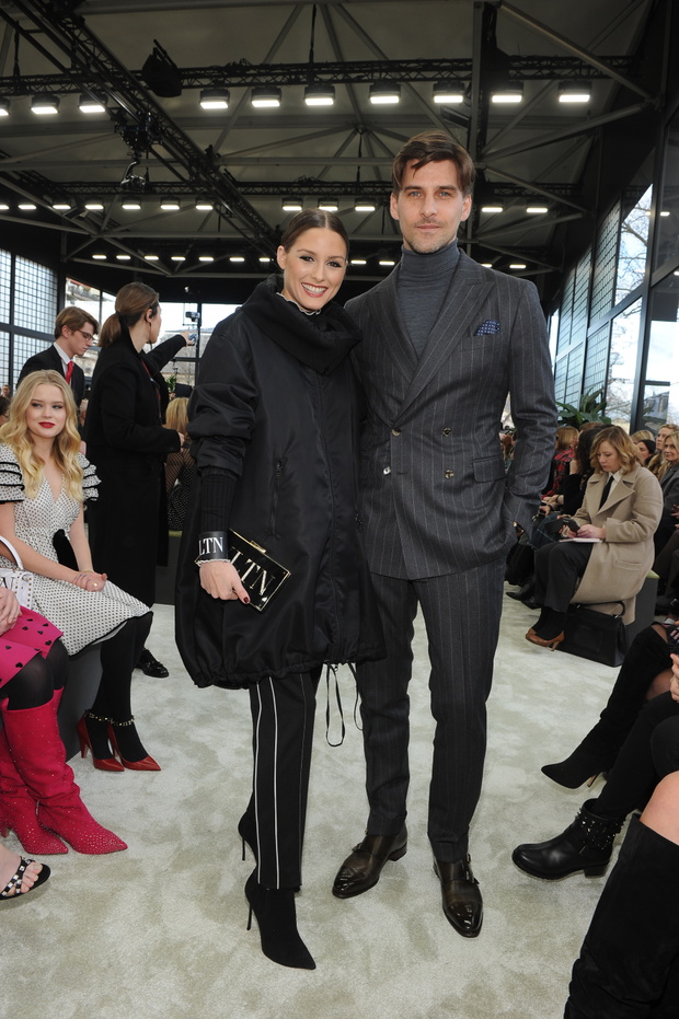 Olivia Palermo;Johannes HueblValentino F/W18-19 4 March 2018