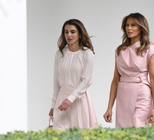 Melania Trump i królowa Rania w Waszyngtonie, 26.06.2018.