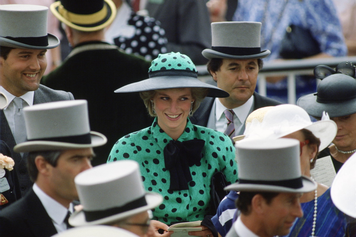 Księżn Diana w Ascot, 1986