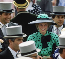 Księżn Diana w Ascot, 1986