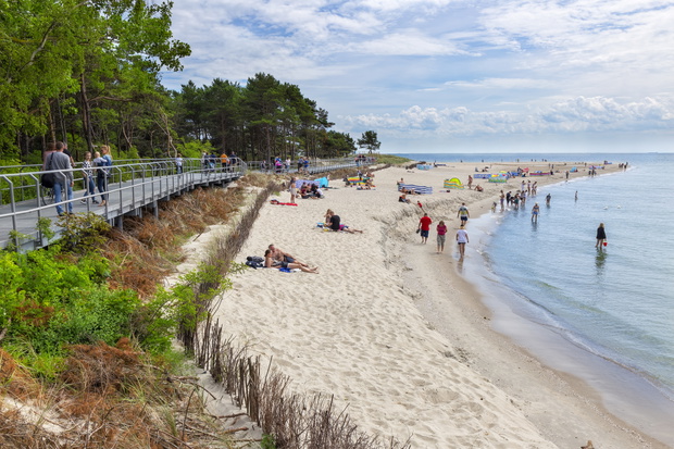 Beach on the peninsula Hel, Poland