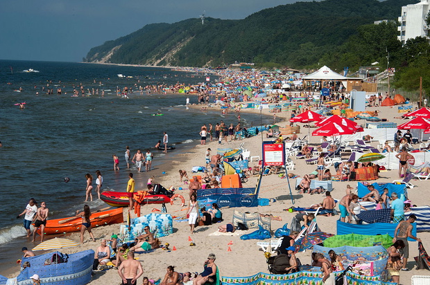 Urlaub an der Ostseeküste in Misdroy, Polen