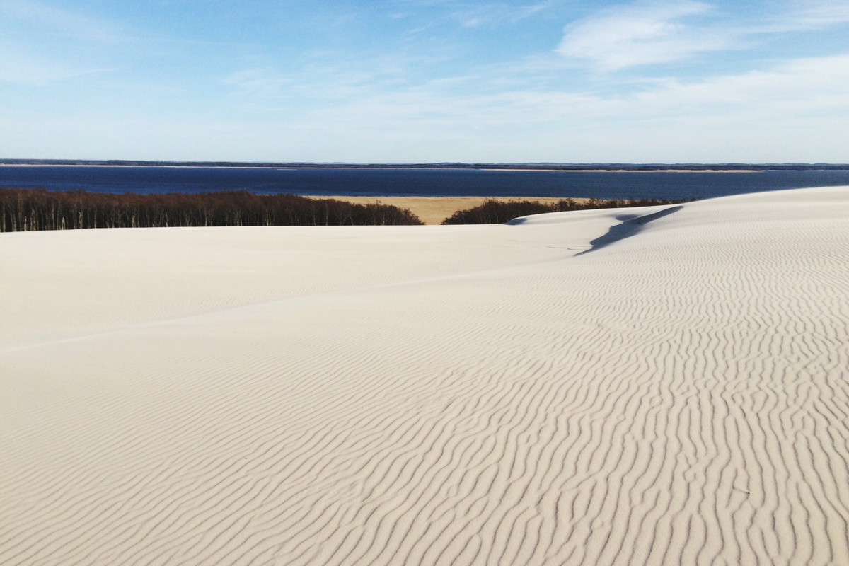 Plaża w okolicach Łeby