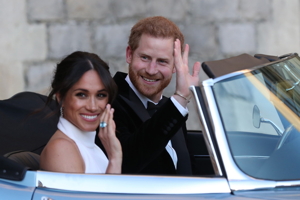 Meghan Markle i książę Harry, 19.05.2018.