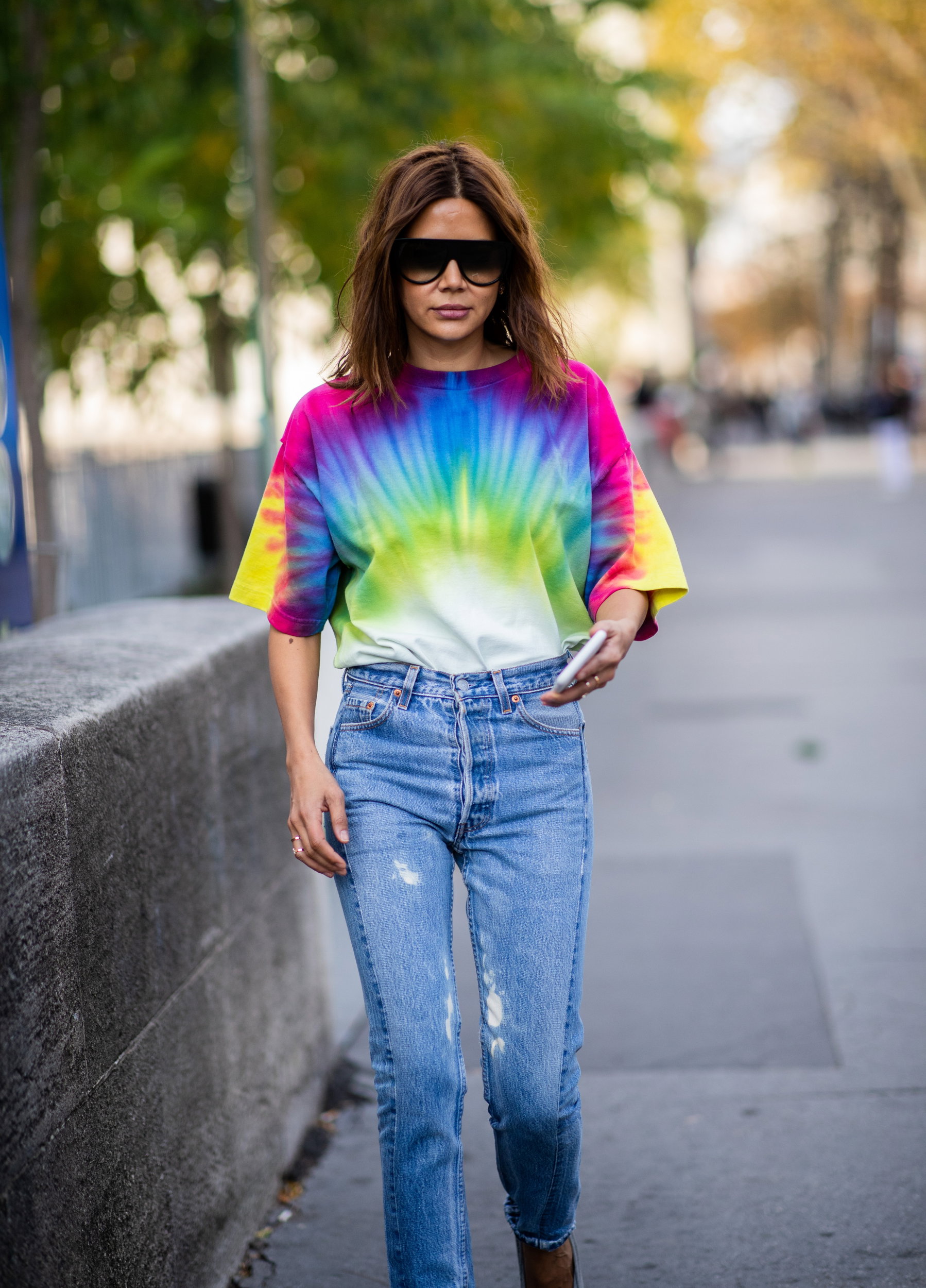 t-shirt tie-dye - street fashion
