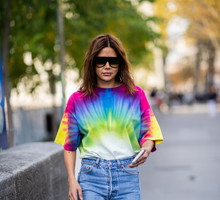 t-shirt tie-dye - street fashion