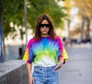 t-shirt tie-dye - street fashion
