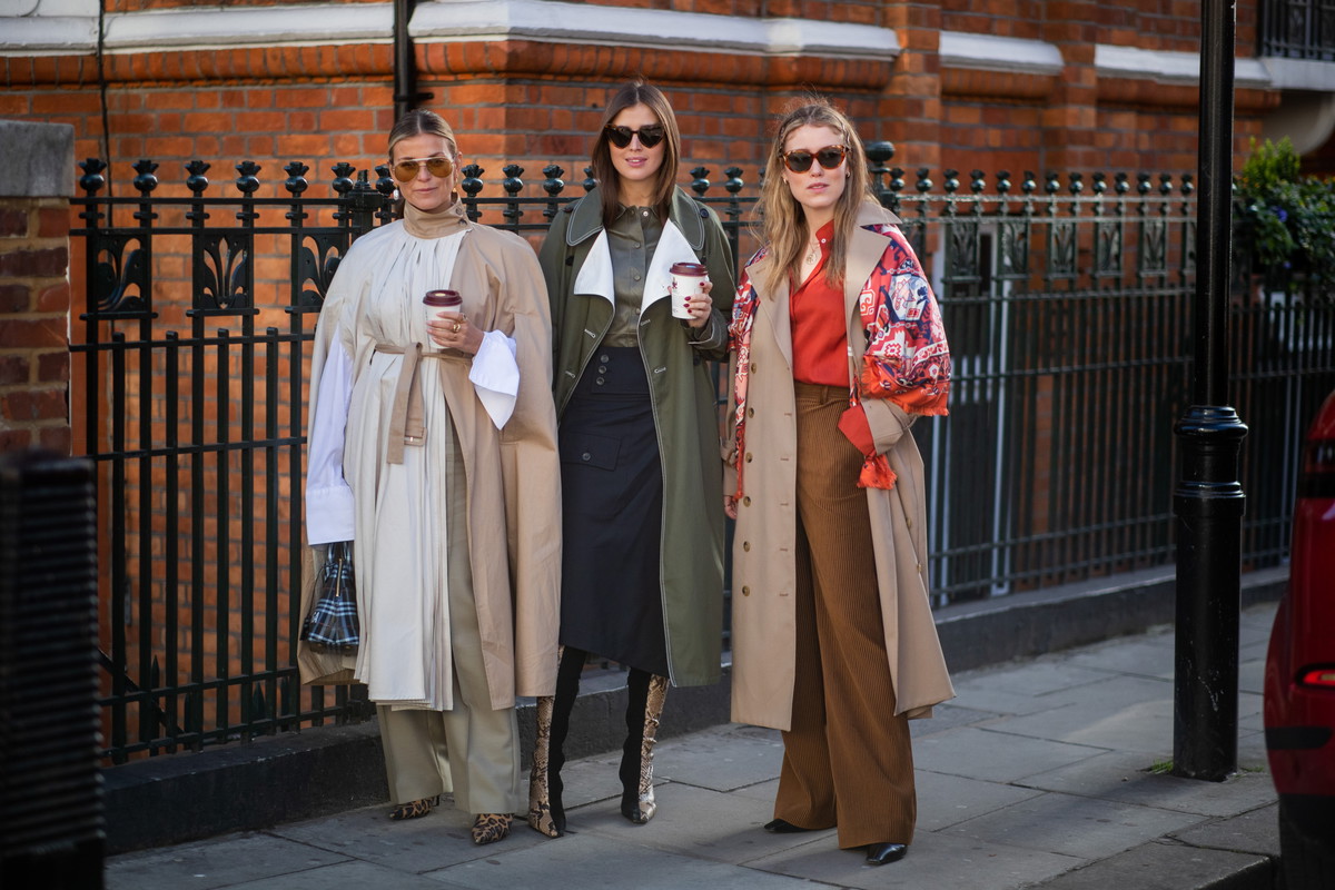 Płaszcze wiosenne - street fashion