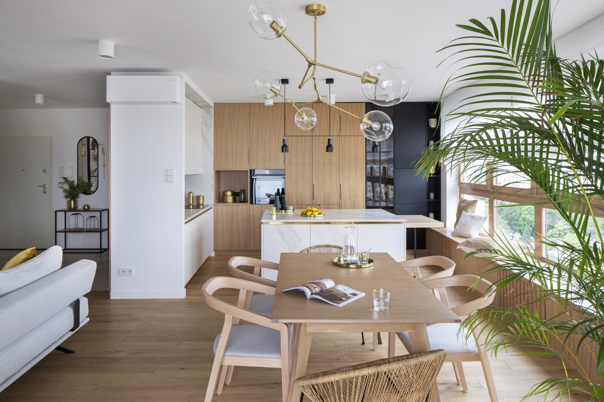 Apartament na warszawskiej Ochocie, projekt: ZAZA studio