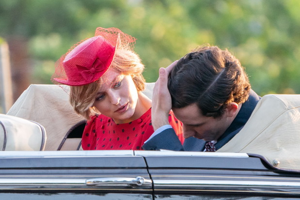 Zdjęcia z planu serialu The Crown 4