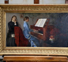 „Przy fortepianie”, Jacek Malczewski