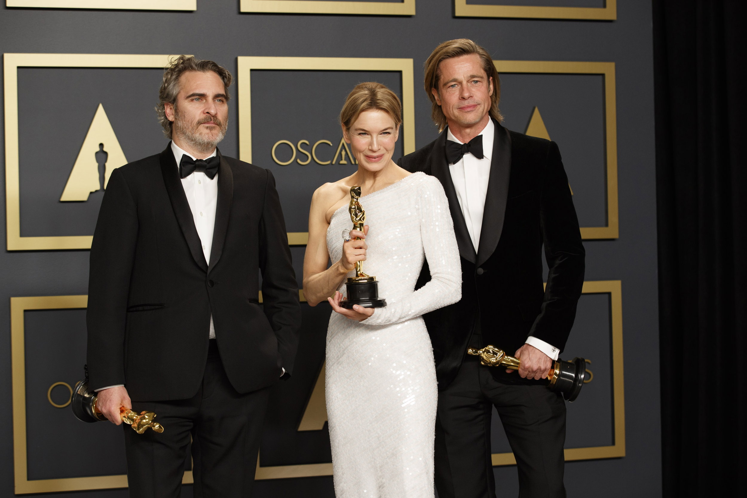 Joaquin Phoenix, Renee Zellweger & Brad Pitt