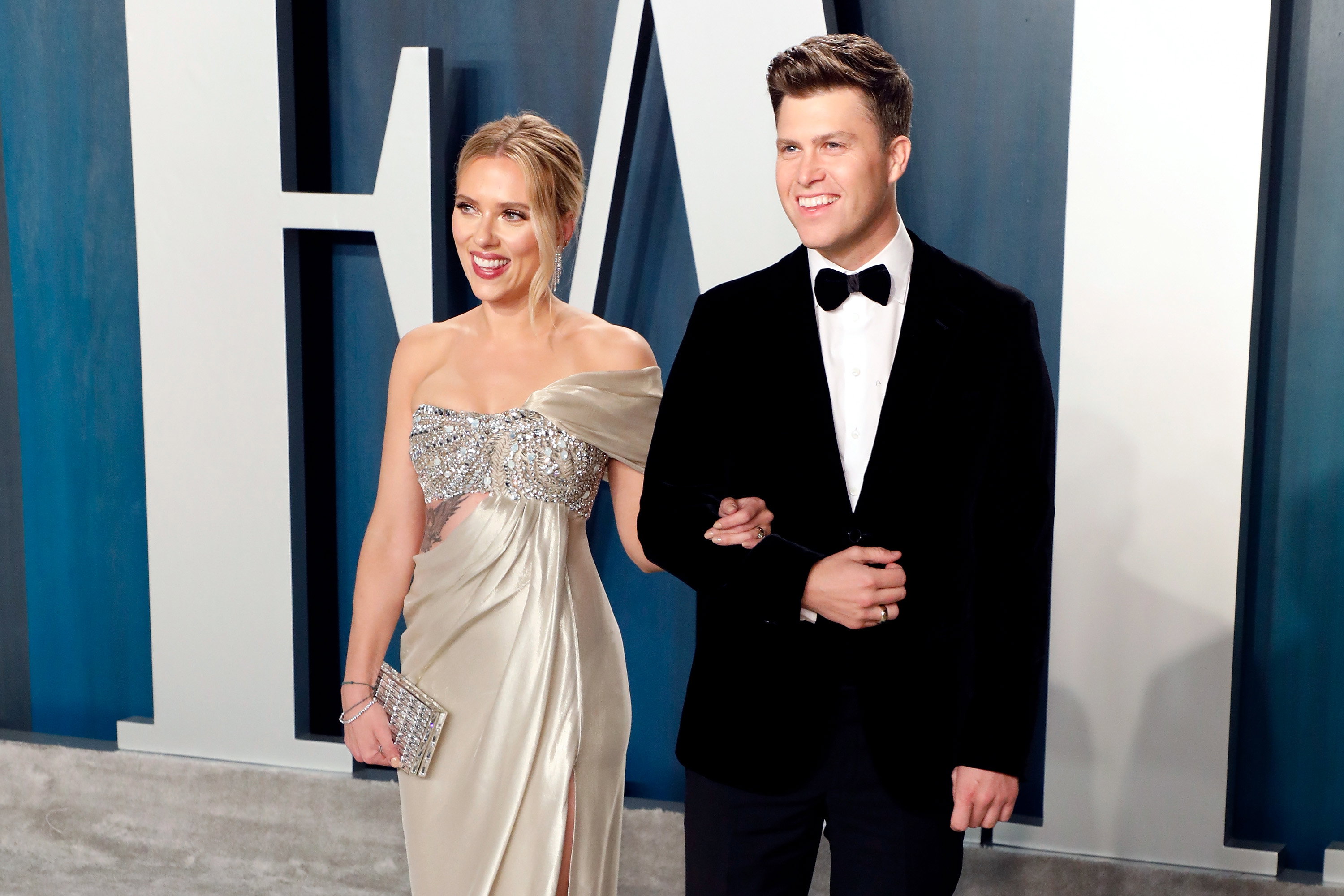 Scarlett Johannson i Colin Jost