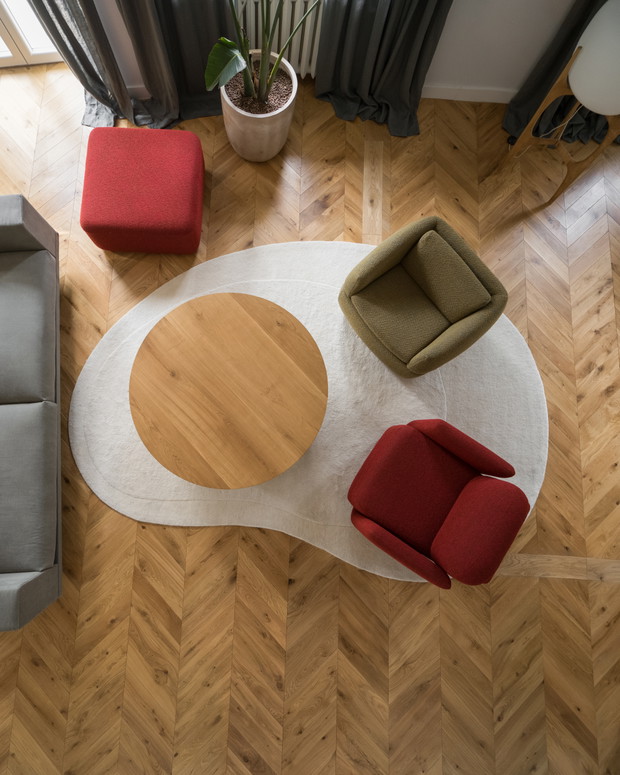 Vintage mieszkanie na warszawskiej Ochocie, projekt: Loft Kolasiński