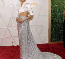 Oscary 2022: Zoe Kravitz w sukni Saint Laurent