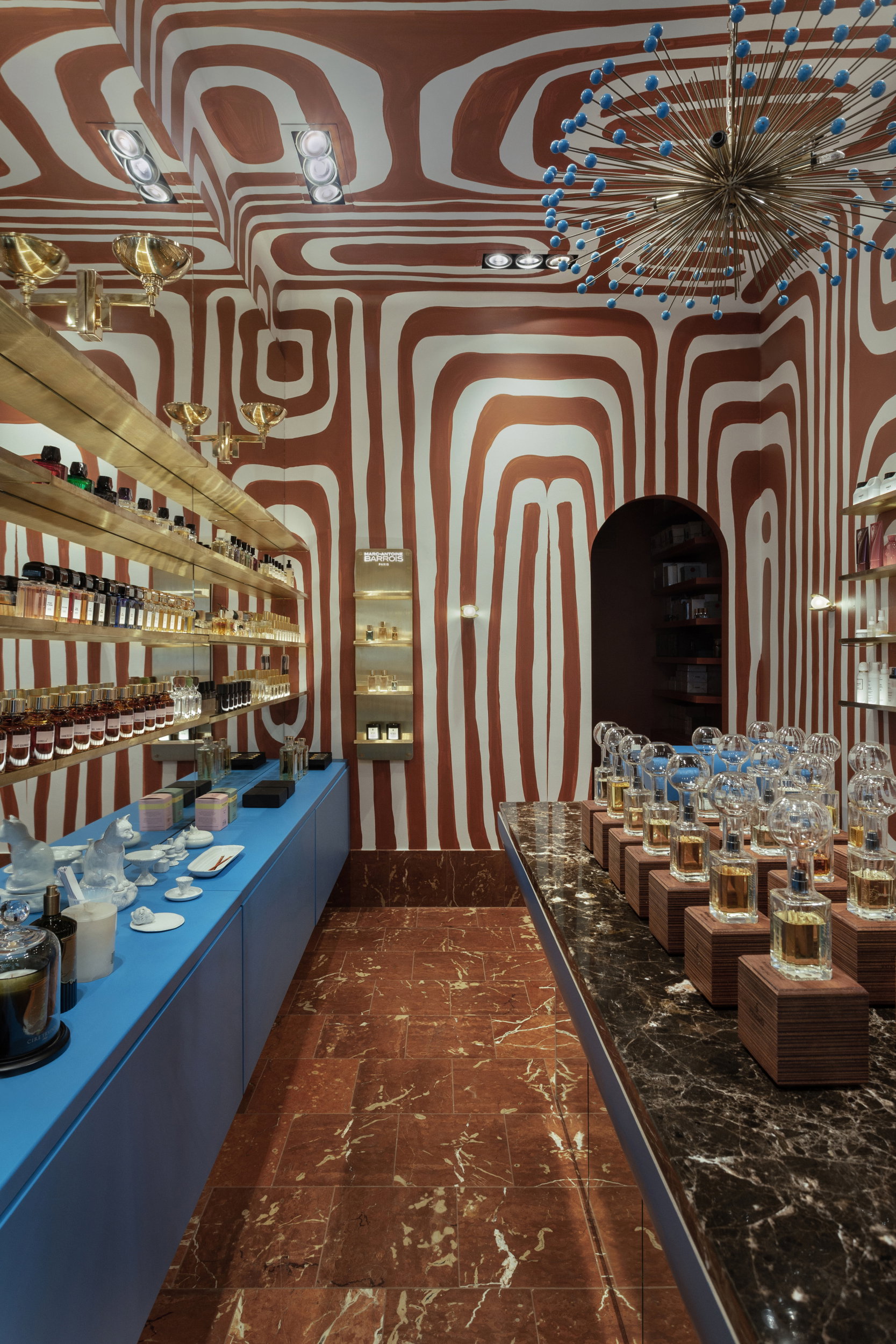 Mood Scent Bar przy Brackiej w Warszawie, projekt wnętrza: Zofia Wyganowska