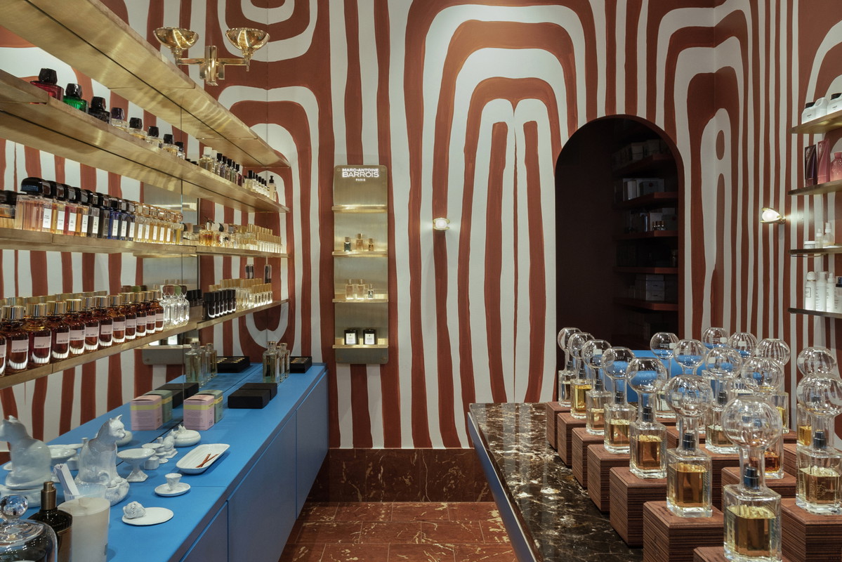 Mood Scent Bar przy Brackiej w Warszawie, projekt wnętrza: Zofia Wyganowska