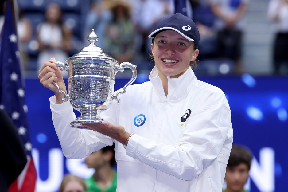 Iga Świątek podczas US Open