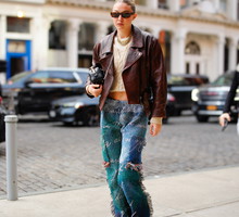 Gigi Hadid na ulicach Nowego Jorku