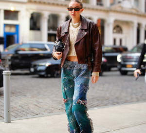 Gigi Hadid na ulicach Nowego Jorku