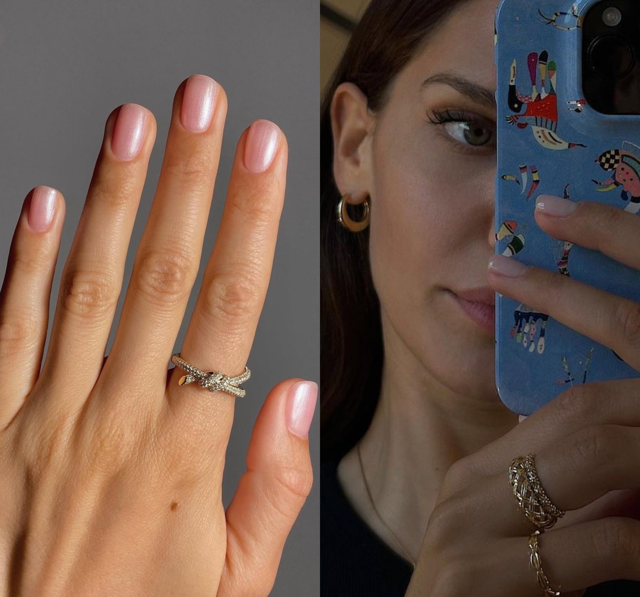 Eleganckie perłowe paznokcie to modny manicure, który pokochają minimalistki. “Pearl nails” to hit na lato 2024