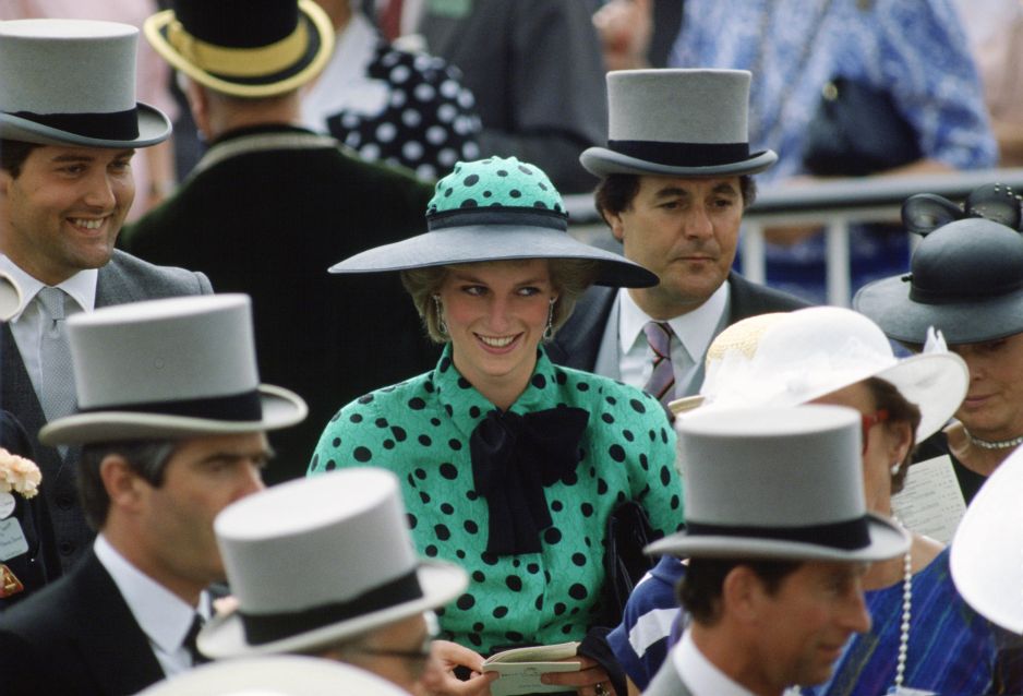 Księżn Diana w Ascot, 1986