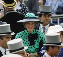 Księżn Diana w Ascot, 1986