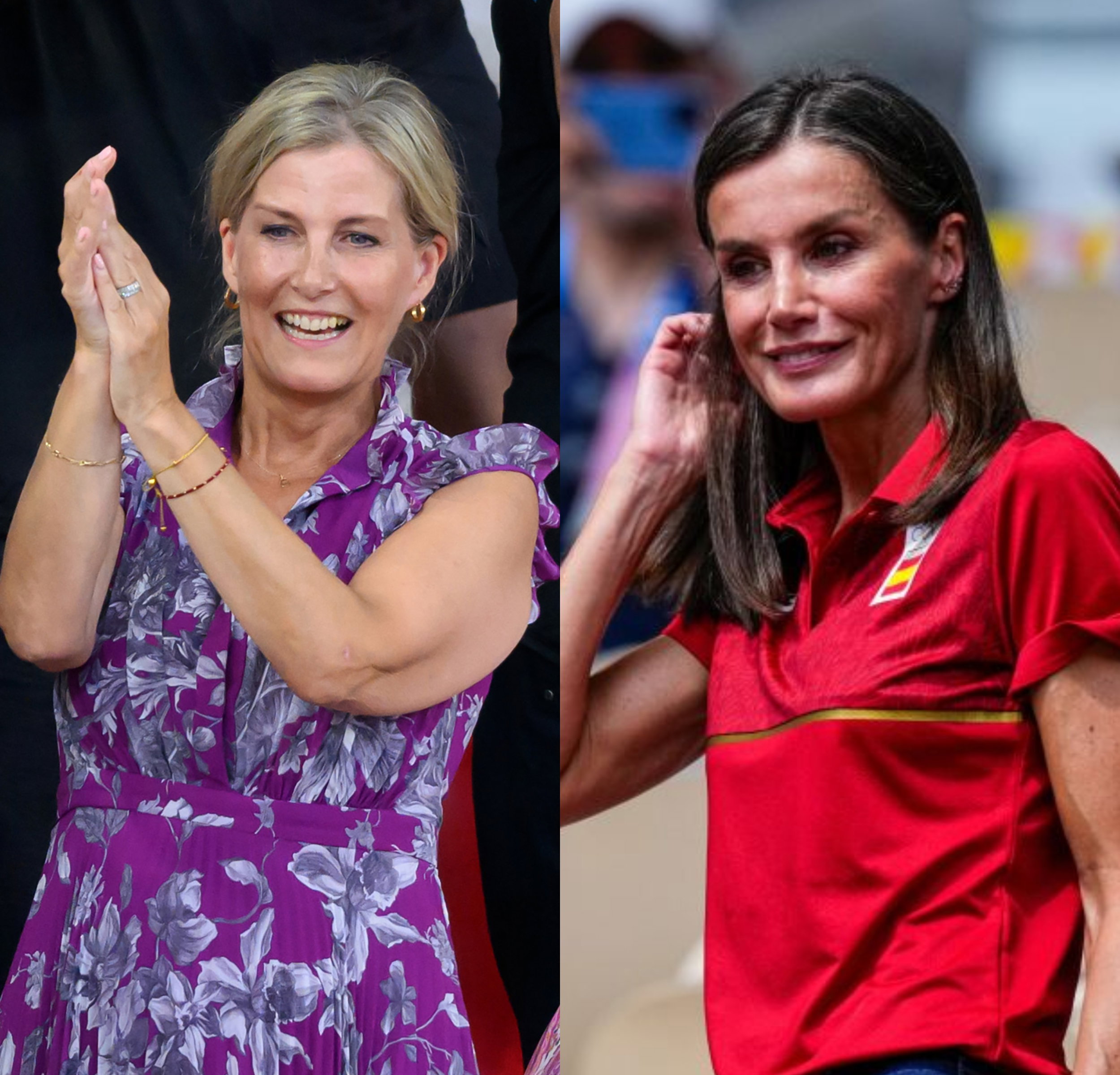 Stylowi royalsi na Igrzyskach Olimpijskich w Paryżu. Wśród nich księżna Sophie, która zadała szyku w kwiecistej sukni
