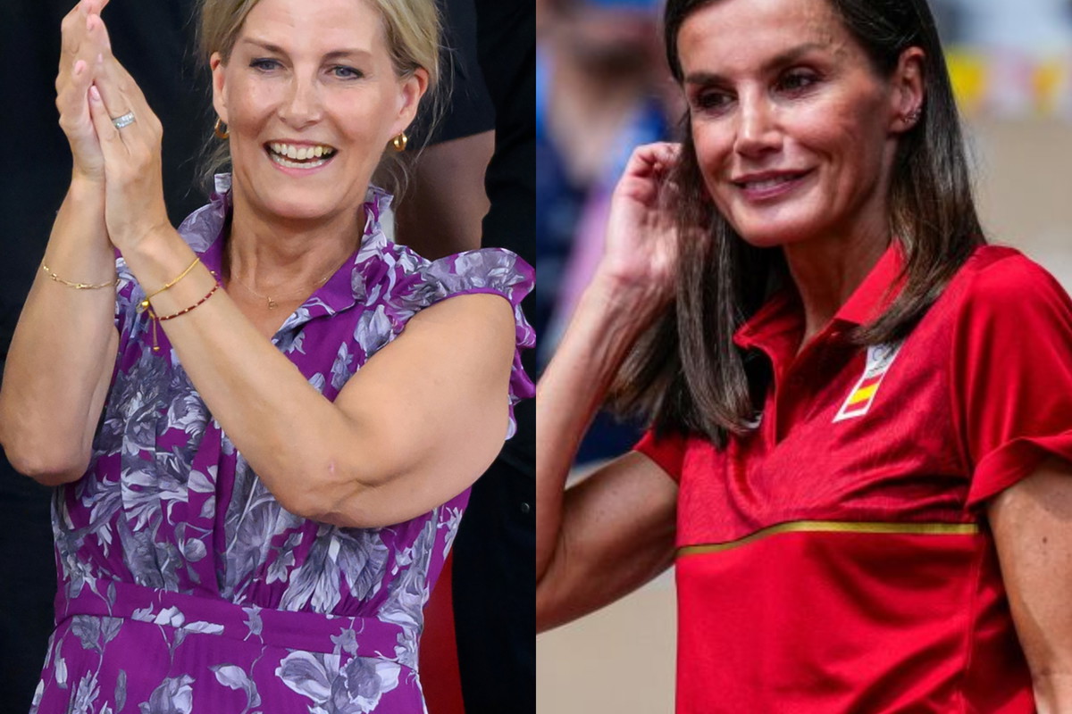 Stylowi royalsi na Igrzyskach Olimpijskich w Paryżu. Wśród nich księżna Sophie, która zadała szyku w kwiecistej sukni