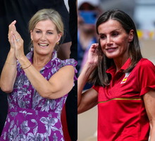 Stylowi royalsi na Igrzyskach Olimpijskich w Paryżu. Wśród nich księżna Sophie, która zadała szyku w kwiecistej sukni