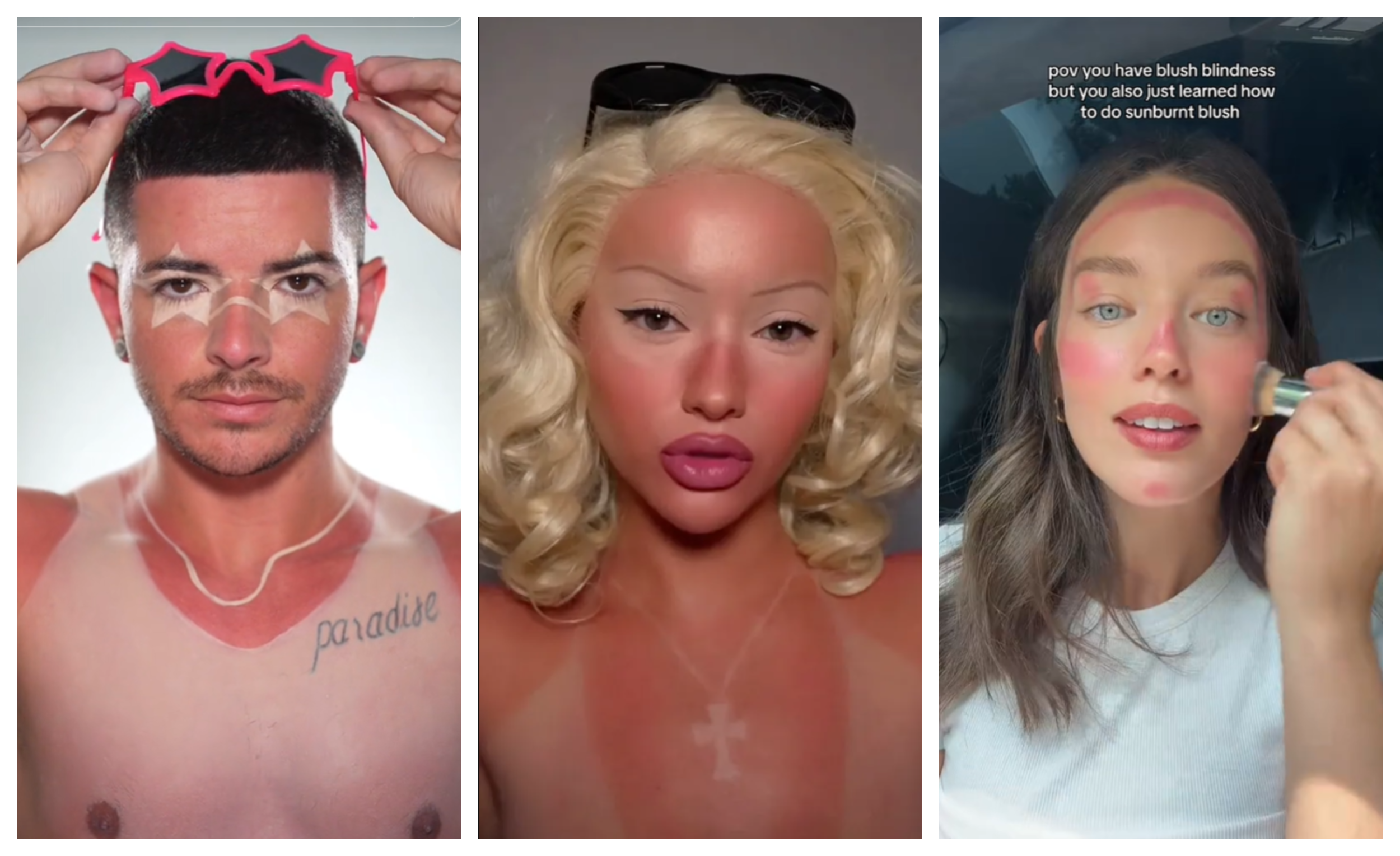 sunburnt makeup